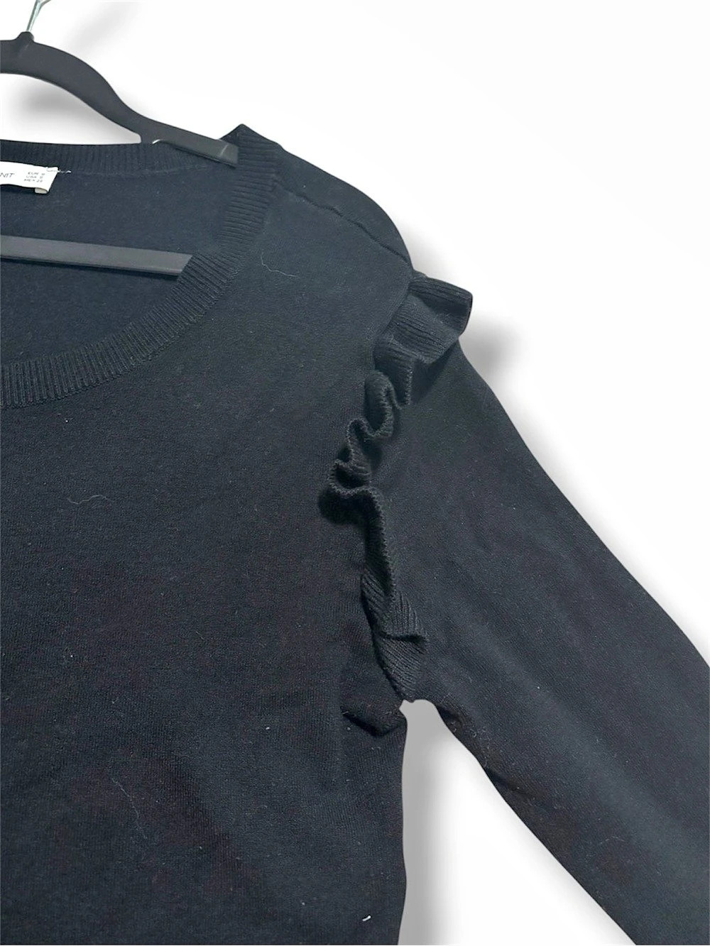 Zara Black Ruffle Cardigan - Size Small🍂 - Picture 4 of 5